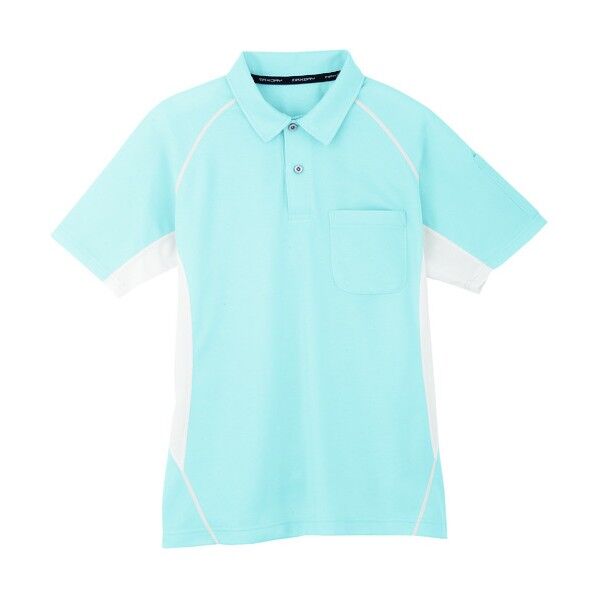 半袖ポロシャツ 7サックス