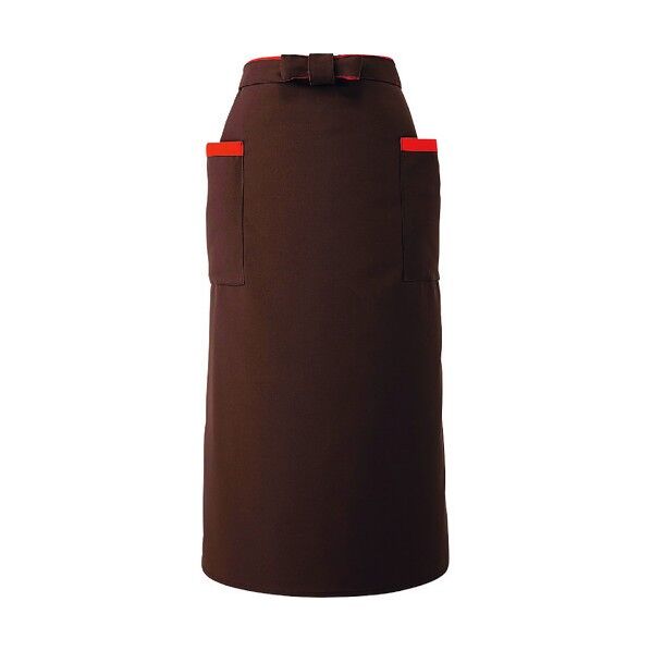 ソムリエ前掛 EA-6728(ブラウン) SME9204 1個