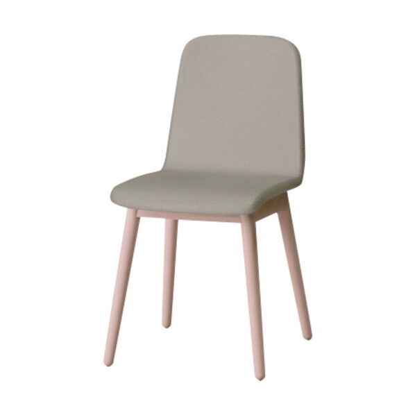 ノットワーク木脚チェア張ぐるみ KLL-134C1-LY3 1点