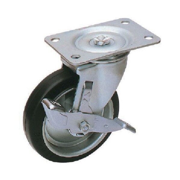 オーエッチキャスター自在ブレーキ付130mm CRJS-RB130 1