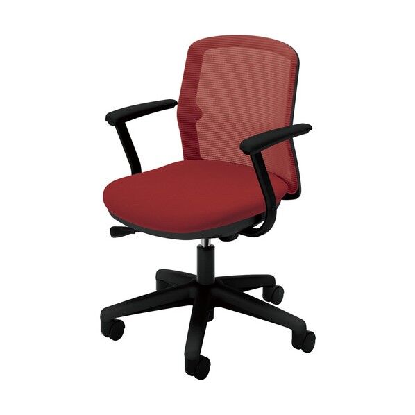 エニーザ/AMF2-110B L型肘 PA ミネラルレッド 5-301-4609 1点