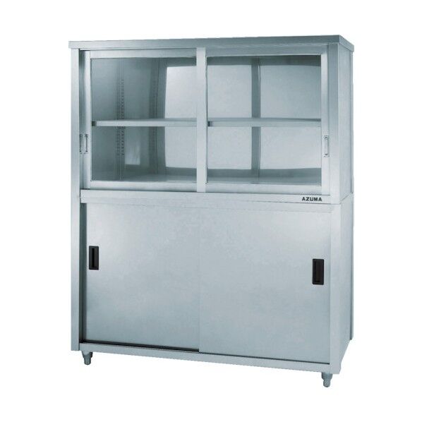 上下二段式ステンレス保管庫