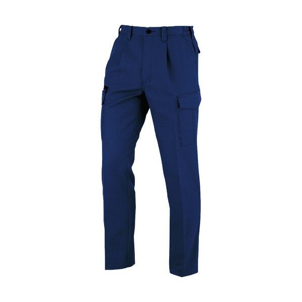 ワンタックカーゴパンツ(脇シャーリング) ネイビー LLサイズ A-8076-01-LL 1点