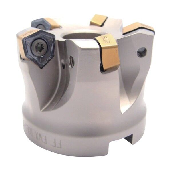 ヘリ6フィード 高送り加工用フェースミル FFFWX