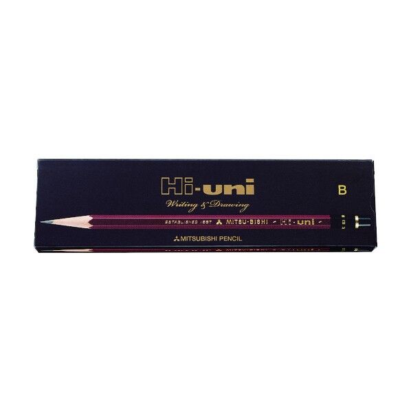 uni uni ハイユニK紙箱鉛筆B(12本入) HUKNB 12本
