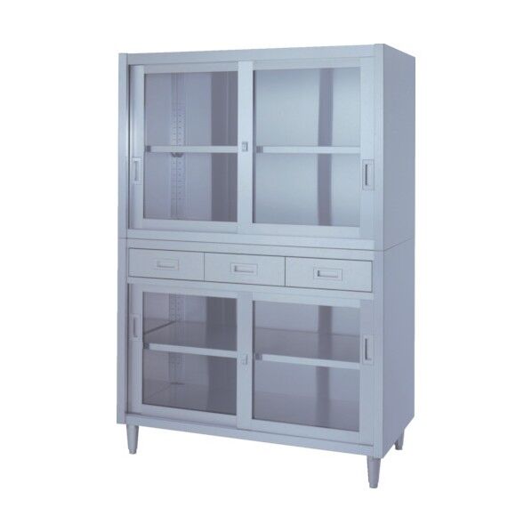 ステンレス保管庫 二段式アジャスト付 VADGG型