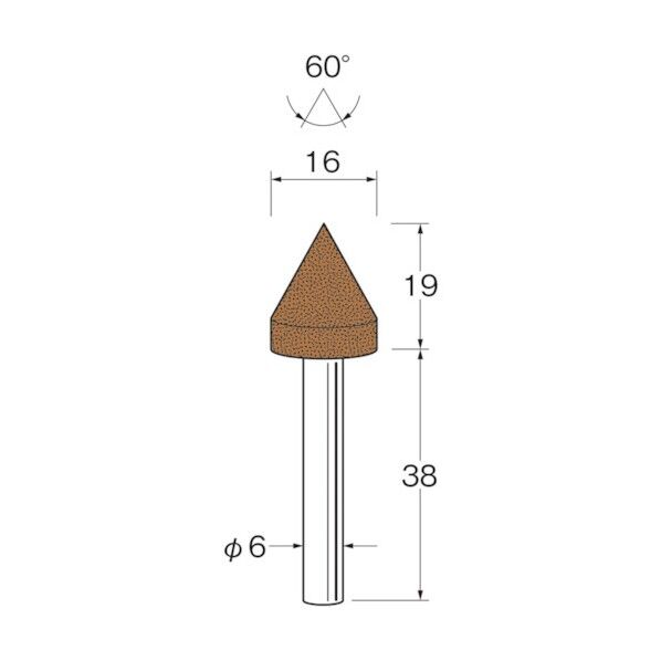 軸付砥石 G6441 5本