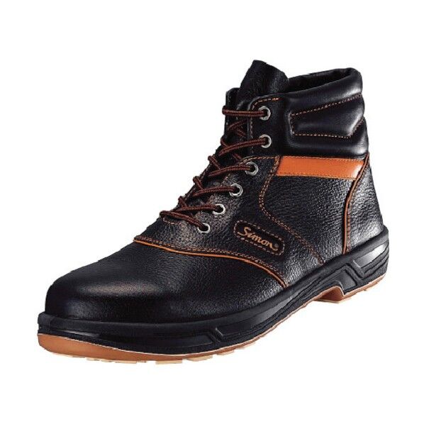 安全靴編上靴SL22-B黒/茶24.0cm SL22B-24.0 1