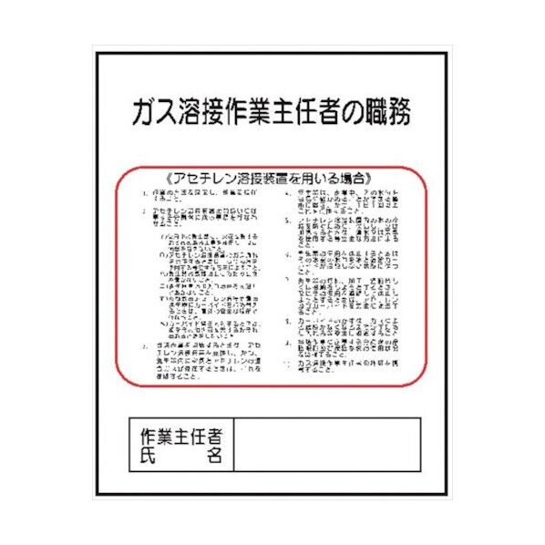 J15 ガス溶接 アセチレン溶接 500x400mm 4410150 1点