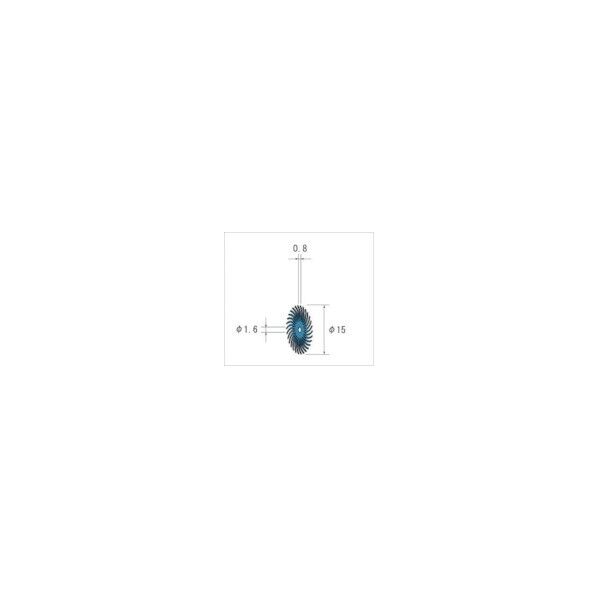 フェザーゴム砥石 47002 10本