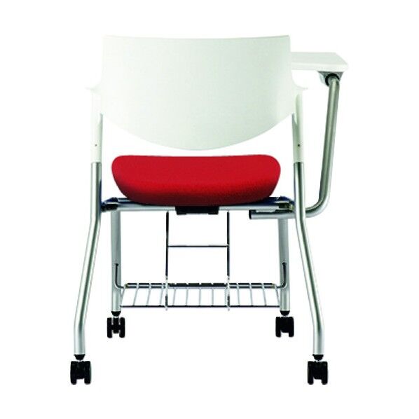 プラス 26698)会議イス M-500NT MB-515NTS-NR-N RD 1点