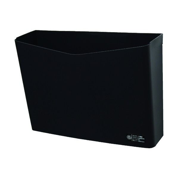 リサイクルペーパーポケット フタなし 黒 333 x 98 x 237 mm SRPPHB 1点