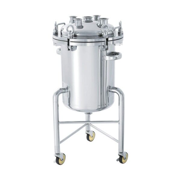 ステンレスフランジオープン加圧容器脚付