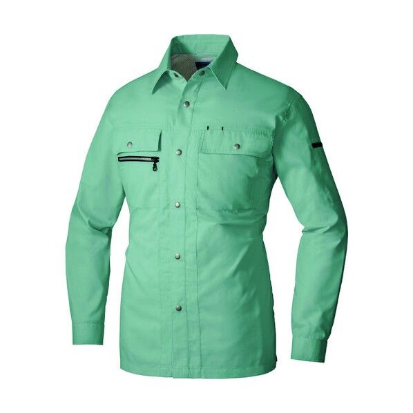 アジトマックス 長袖シャツ 015グリーン L 3435 1