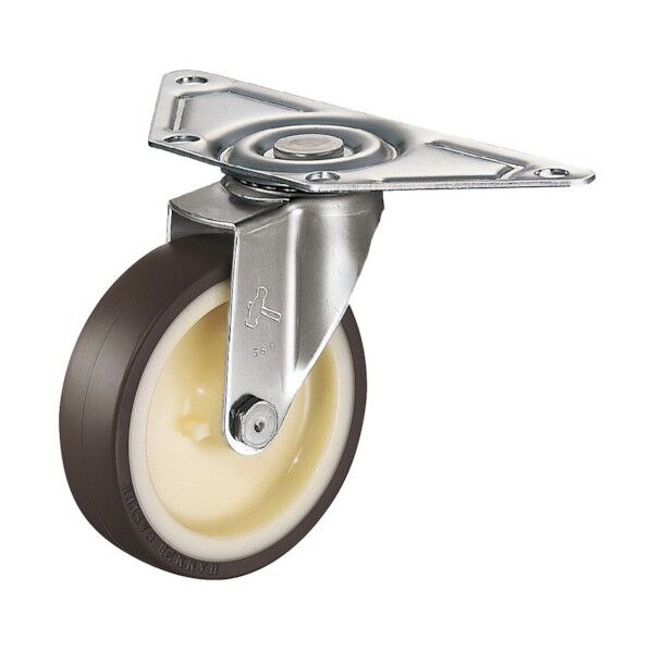 ステンレスコーナー自在ウレタン車８５ｍｍ 220E-UR85 H0428 1