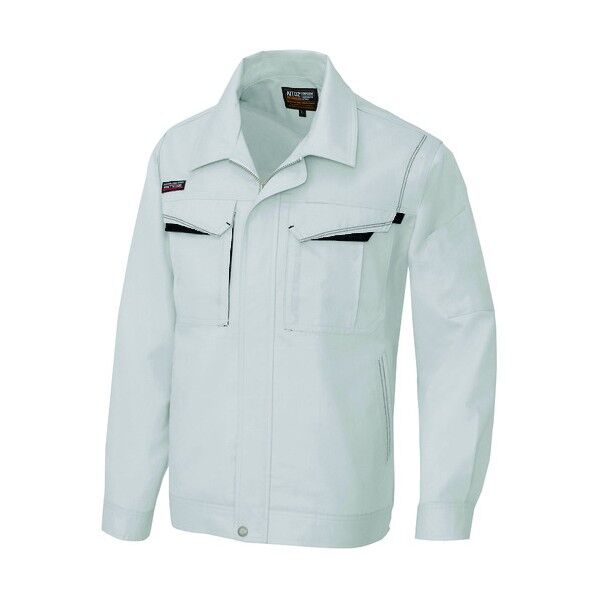 長袖サマーブルゾン(男女兼用)AZ5550-003シルバーグレー×ブラックSS 003シルバーグレー×ブラック SS 5550 1