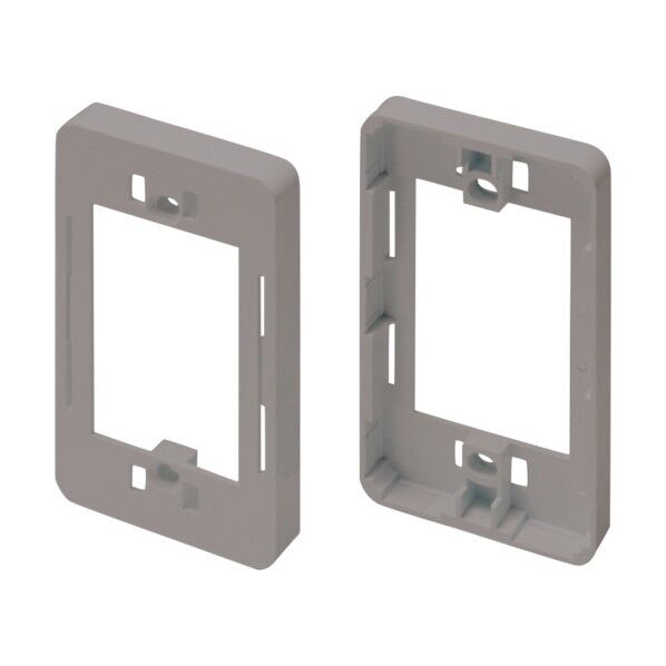 マサル ニュー・エフモール付属品 コンセント用引出フレーム 1個用 グレー SFBK11...