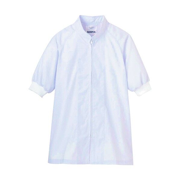 男女兼用半袖コート FA-302 (ホワイト)3L SKC4905 1個