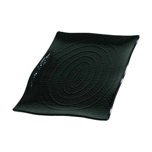 カーライル テラテクスチャード レクタングルプラター 44524 ブラック L NTL0306 1個