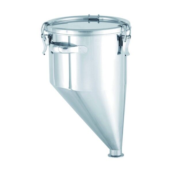 偏心ホッパー型密閉容器 クリップ式 EHT-CTH-36 1点