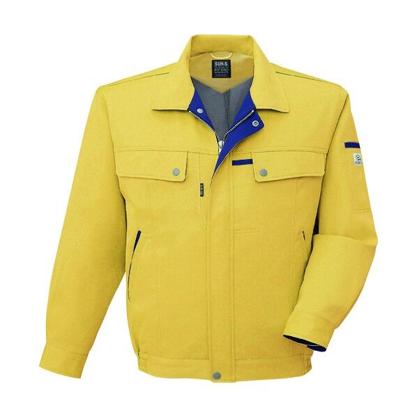 冬 長袖ブルゾン マスタード色 LLサイズ WA20151-10-LL 1点