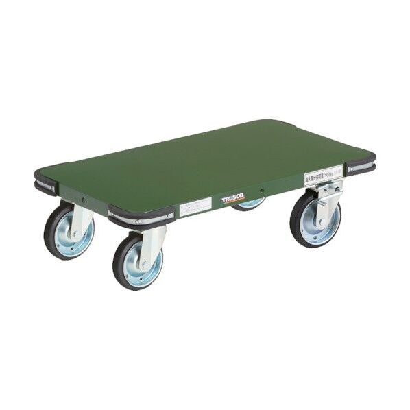 鋼鉄製平台車 800X450 Φ150ブレーキ付き プレス車 PHT-8045H-150 1点