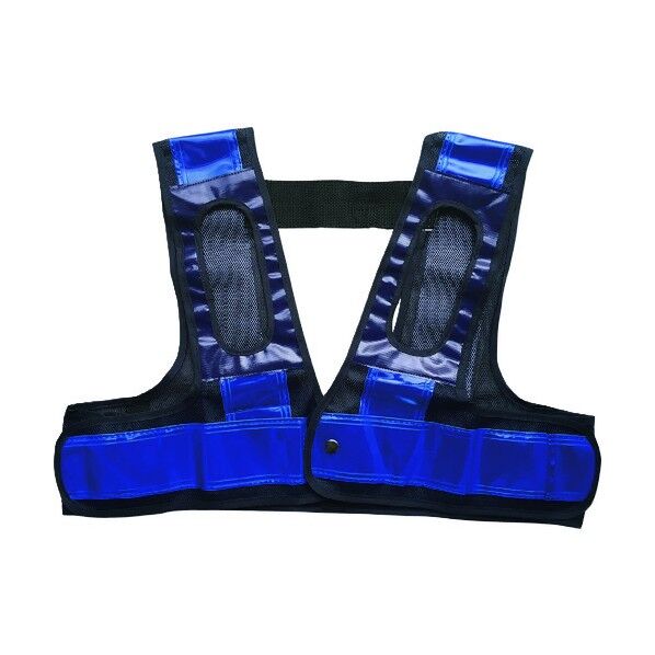 フルハーネス用安全ベスト「装着できるんです」(紺/青) 5941105 1点