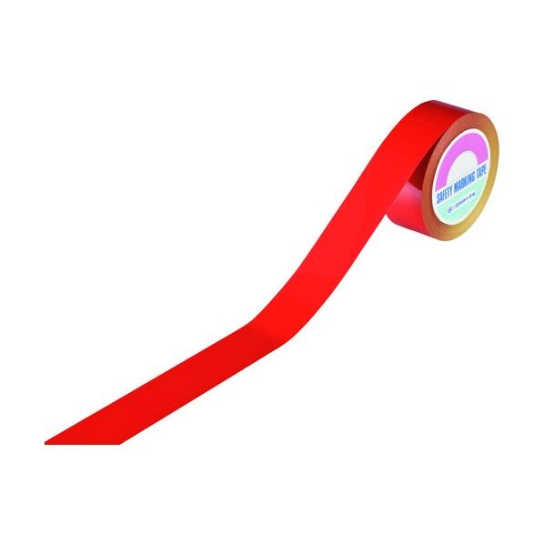 ガードテープ(ラインテープ)GTH‐502R 再はく離タイプ 赤 50mm×20m 149044 1個