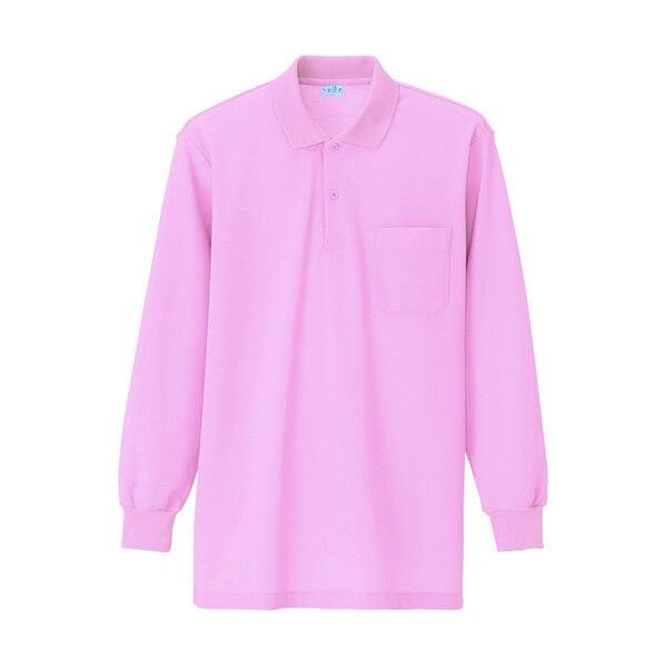 長袖ポロシャツ(男女兼用)AZ860-002ピンクLL 002ピンク LL 860 1