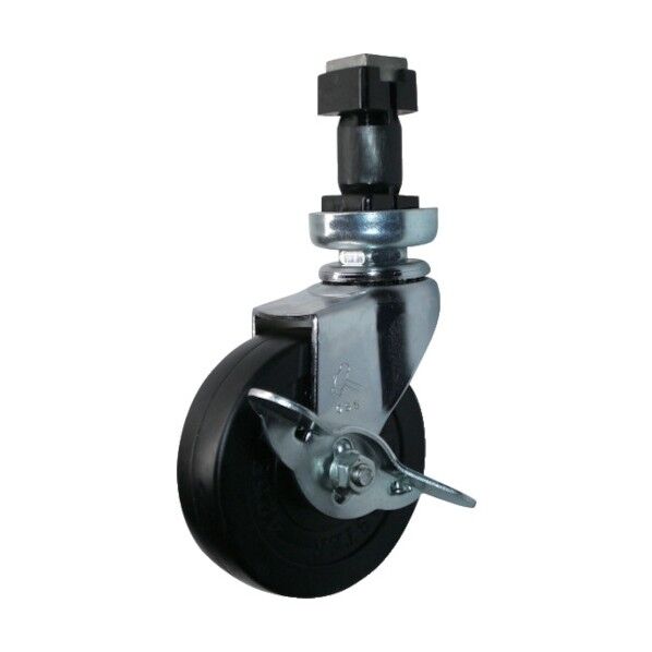 ENシリーズ自在SP付ゴム車75mm 4151EN-R75-BAR01 1点