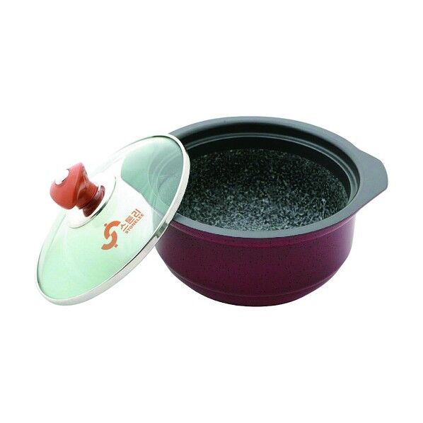 IH アルミ枠付ストーン スープポット YSIH-0425 QPT2703 1個