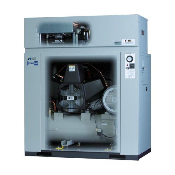 アネスト岩田 オイルフリーコンプレッサ0.75KW単相100V50Hz CFP07C-8.5DC5...