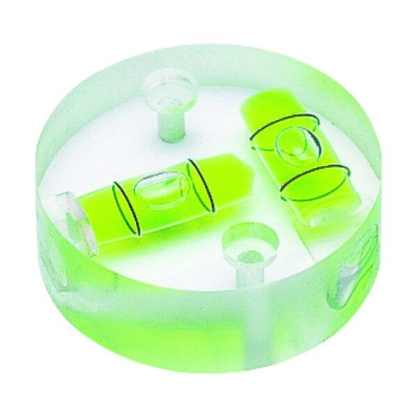 丸クロス型アイベル水平器(取付穴付)