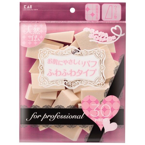 ファンデパフブロック三角30P