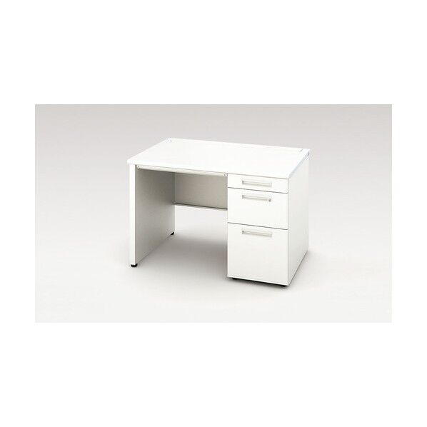 片袖デスク(パネル脚) XEHH117BP-WH 1点