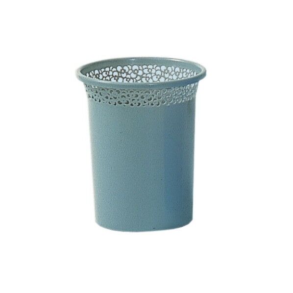 #36511 フラワーくず入れ グレー