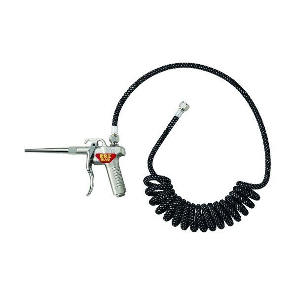 糸巻きコイルホースエアーダスターガンセット