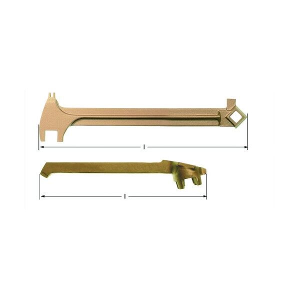 バーコ(BAHCO) Ampco 防爆マルチヘッドバルブレンチ CY1000B 1...