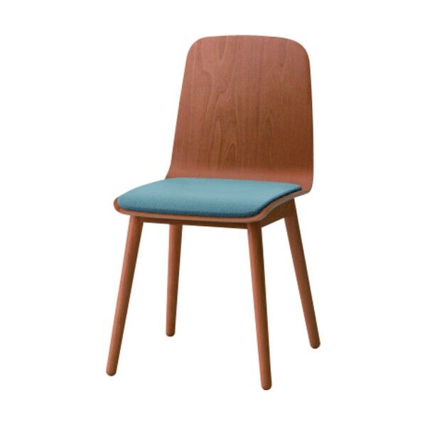 ノットワーク木脚チェア座パッド KLL-124C-MS5 1点