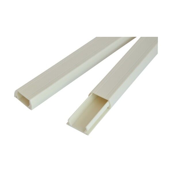 PVCモール 4号 アイボリー テープ無 JD4-IV 1点