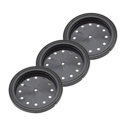 シンク用 排水口のフタ 3個セット 適合サイズ135・145・150mm (手で切れる ゴミを隠す 便利)