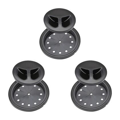 シンク用 排水口のフタと止水フタ 3個セット 適合サイズ135・145・150mm (手で切れる 水を溜める 防臭 便利)