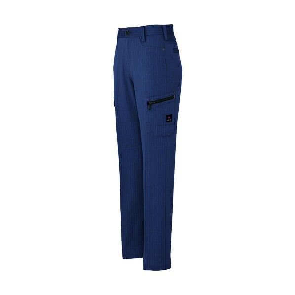 アジト ペンタスヘリンボーン レディースカーゴパンツ（ノータック） 008ネイビー L 30656 1