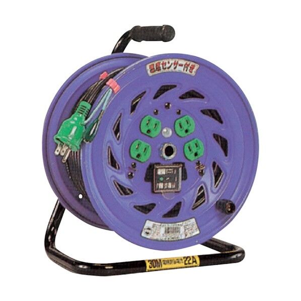 電工ドラムアースブレーカ付 30M NF-EB34 1136010310 1点