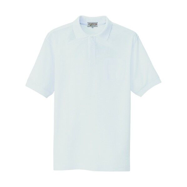 半袖ポロシャツ(男女兼用) 001ホワイト 5L 7615 1