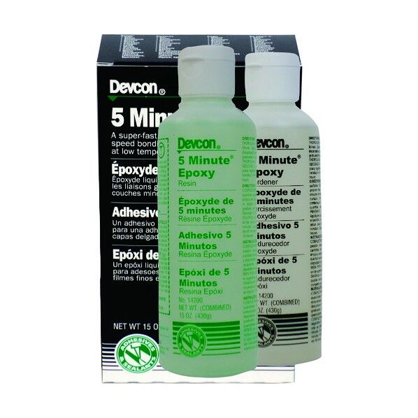 デブコン 5ミニッツエポキシ クリアー 接着剤 430g