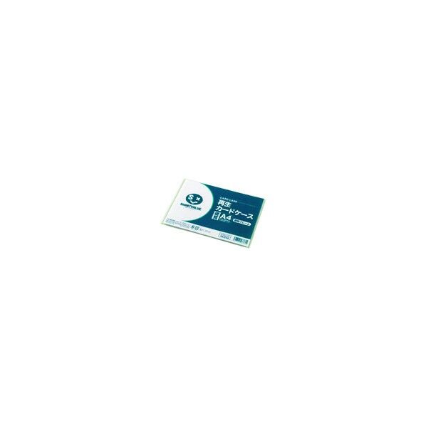 プラス 34534)再生カードケース硬質透明枠A4 D160J-A4 1点