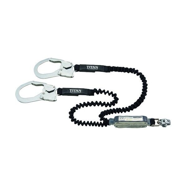 伸縮ストラップ式 タイプ1ランヤード ダブル