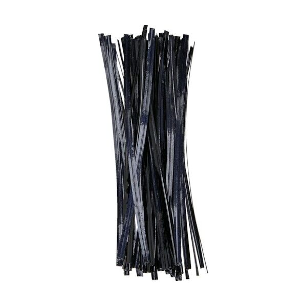 トラスコ(TRUSCO) 園芸用ビニールタイ 幅4mm×長さ150mm 黒 GVT150-100-BK 100本...