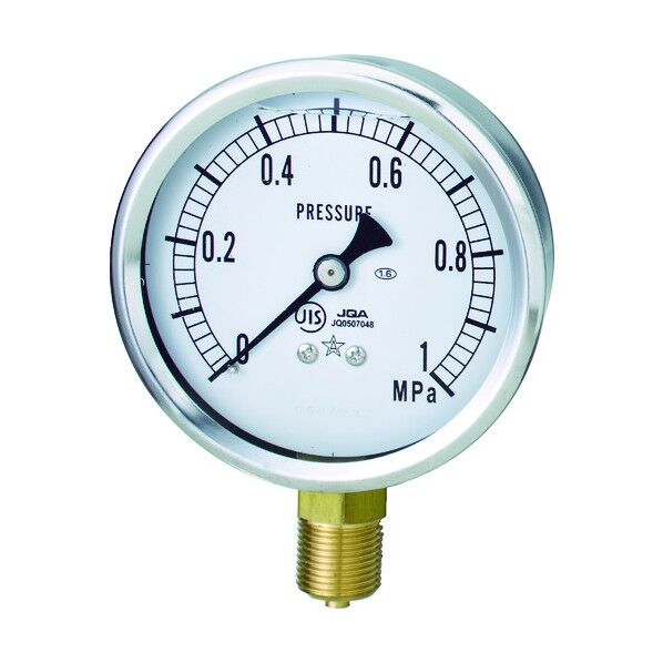 汎用グリセリン入圧力計(A枠立型)